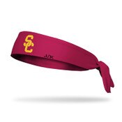 USC Trojans Cardinal and Gold SC Interlock Flex Tie Headband